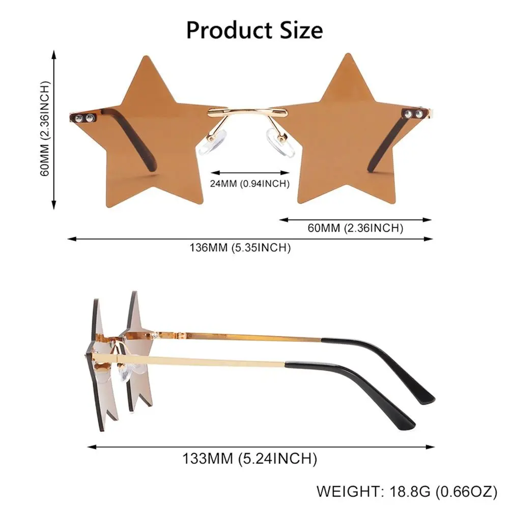 Colored Lens Star Shaped Eyeglasses Colored Lens Star Shaped Eyeglasses