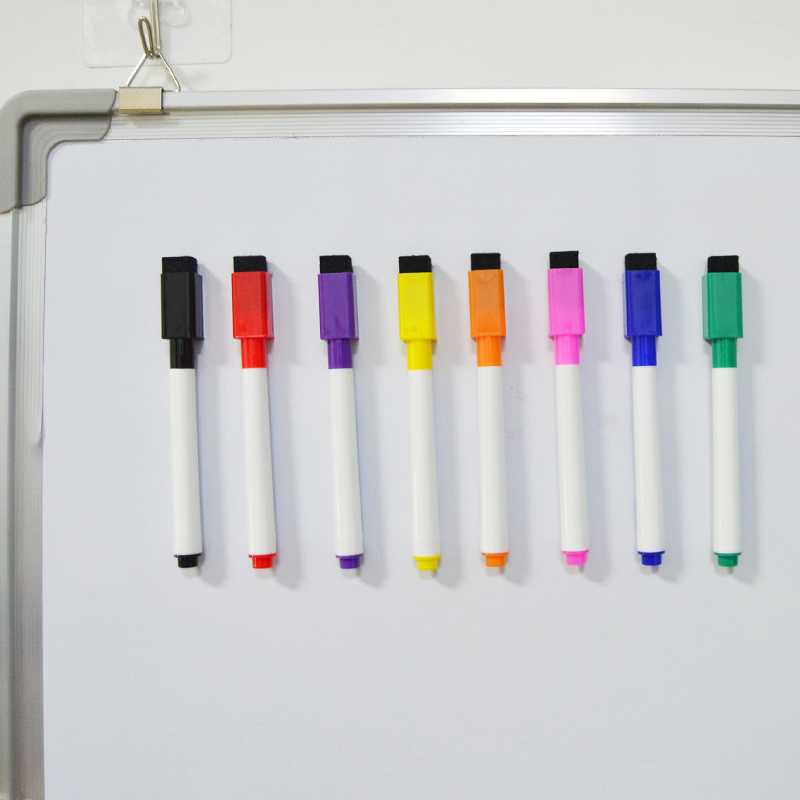 Colored Magnetic White Board Marker (8 pcs)