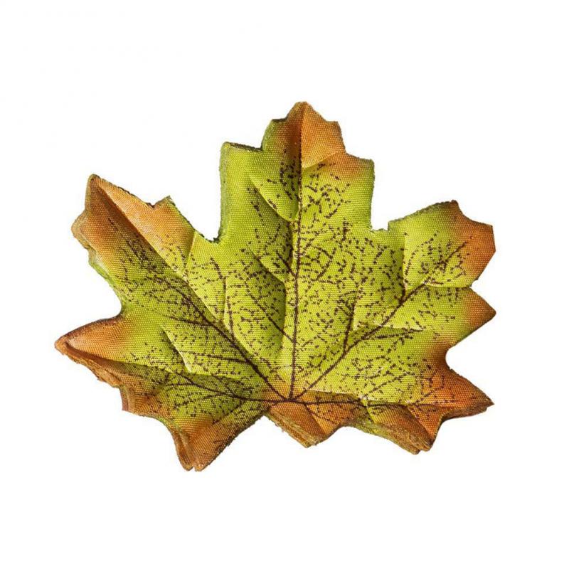 Colorful Artificial Autumn Leaves (50pcs)