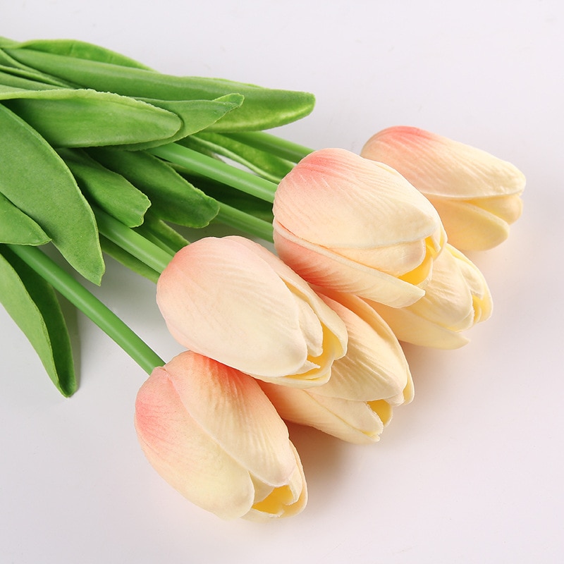Colorful Artificial Silk Tulips (10 pcs) Colorful Artificial Silk Tulips (10 pcs)