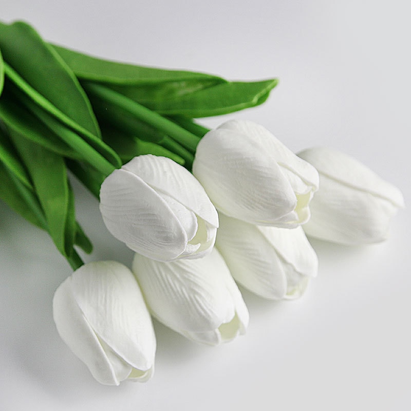 Colorful Artificial Silk Tulips (10 pcs) Colorful Artificial Silk Tulips (10 pcs)