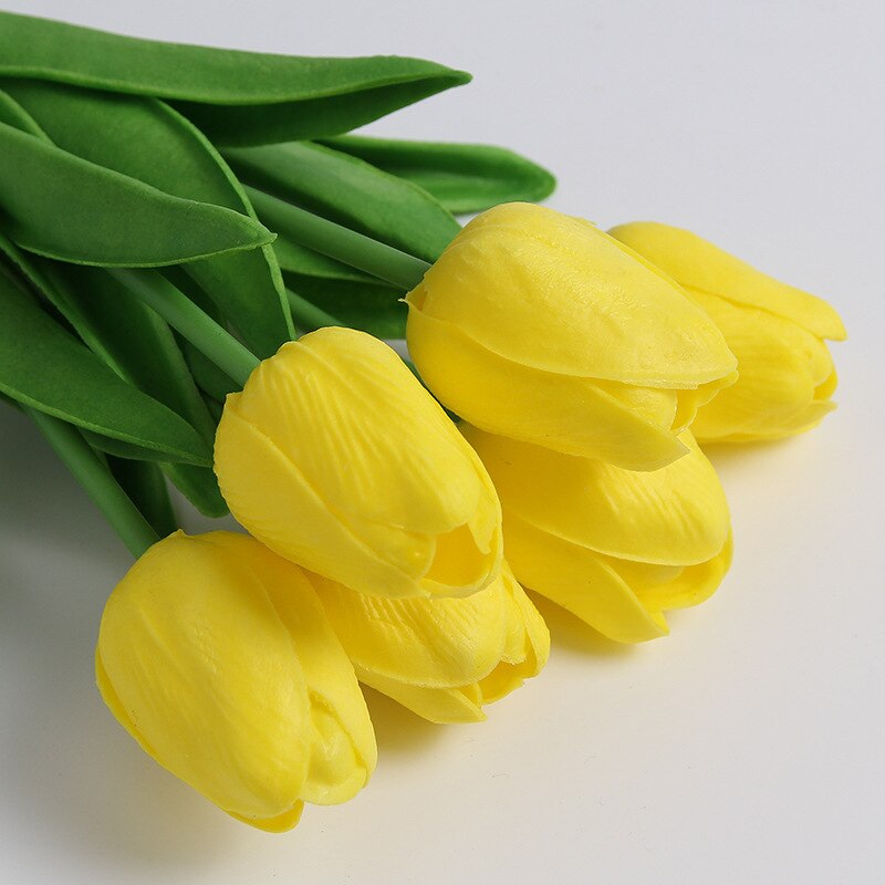 Colorful Artificial Silk Tulips (10 pcs) Colorful Artificial Silk Tulips (10 pcs)