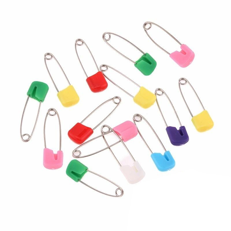 Colorful Baby Cloth Diaper Pins (15pcs)