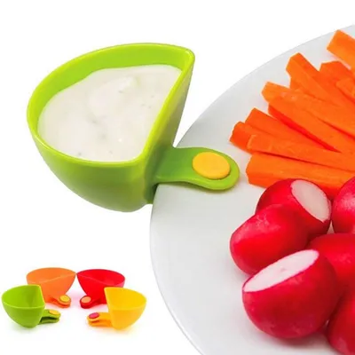Colorful Clip On Dip Bowl (Set of 4) Colorful Clip On Dip Bowl (Set of 4)
