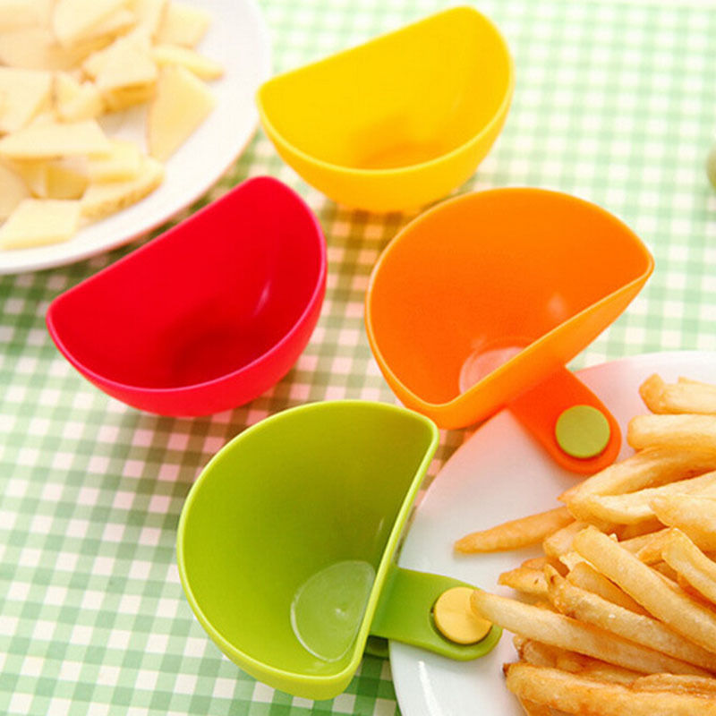 Colorful Clip On Dip Bowl (Set of 4) Colorful Clip On Dip Bowl (Set of 4)