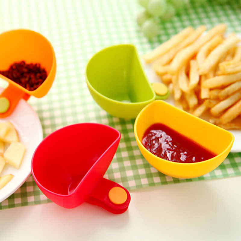 Colorful Clip On Dip Bowl (Set of 4) Colorful Clip On Dip Bowl (Set of 4)