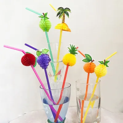 Colorful Cocktail Fruit Straws (50 Pcs) Colorful Cocktail Fruit Straws (50 Pcs)