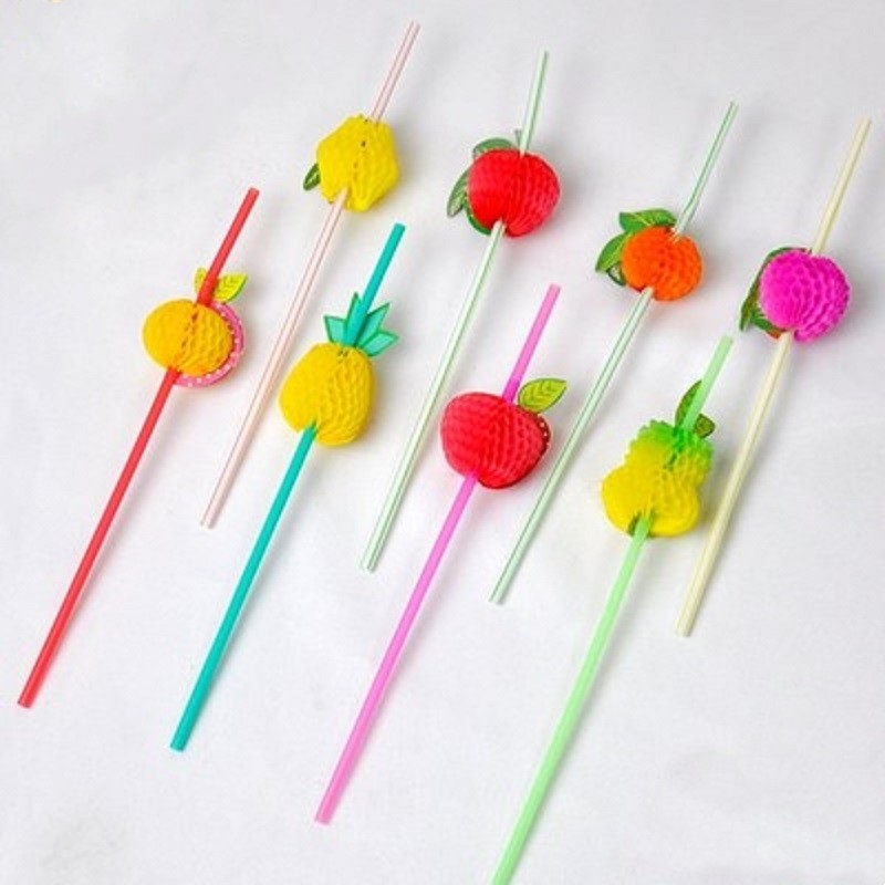 Colorful Cocktail Fruit Straws (50 Pcs) Colorful Cocktail Fruit Straws (50 Pcs)