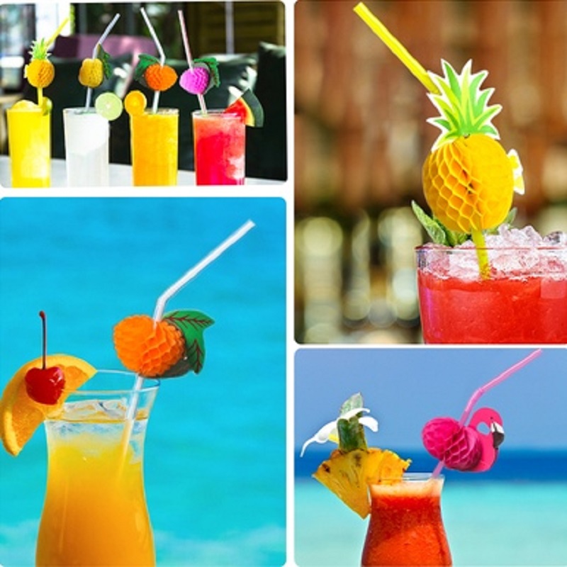 Colorful Cocktail Fruit Straws (50 Pcs) Colorful Cocktail Fruit Straws (50 Pcs)