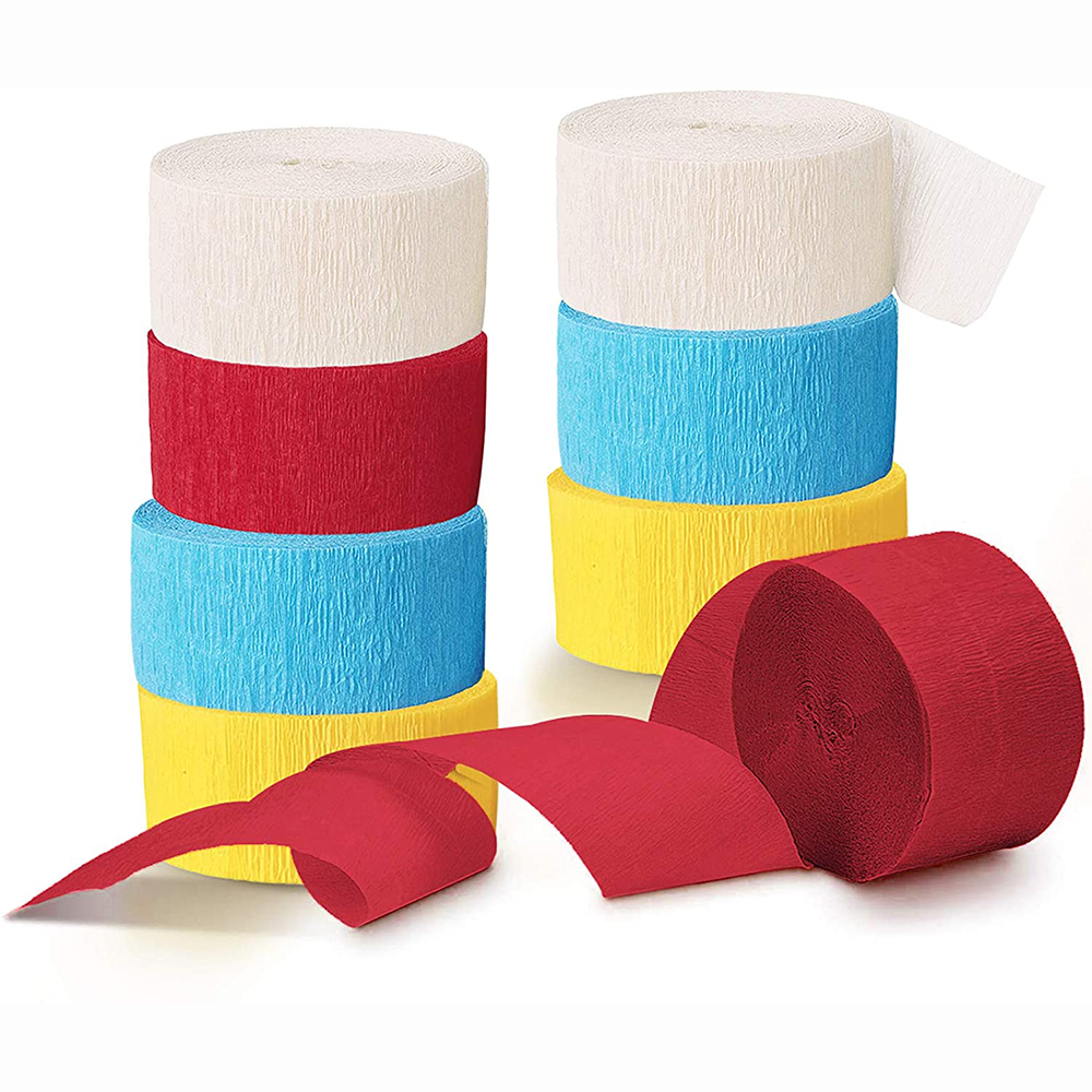 Colorful Crepe Paper Streamers (12pcs) Colorful Crepe Paper Streamers (12pcs)