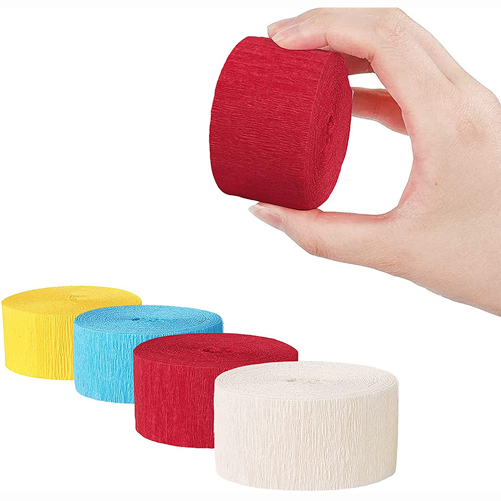 Colorful Crepe Paper Streamers (12pcs)