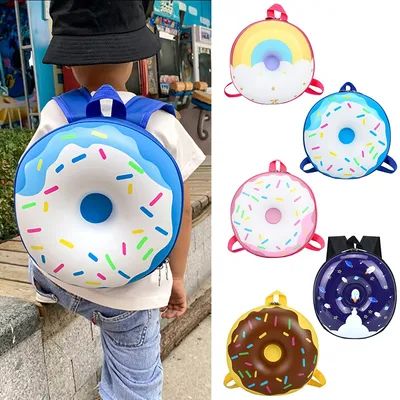 Colorful Donut Backpack for Kids Colorful Donut Backpack for Kids