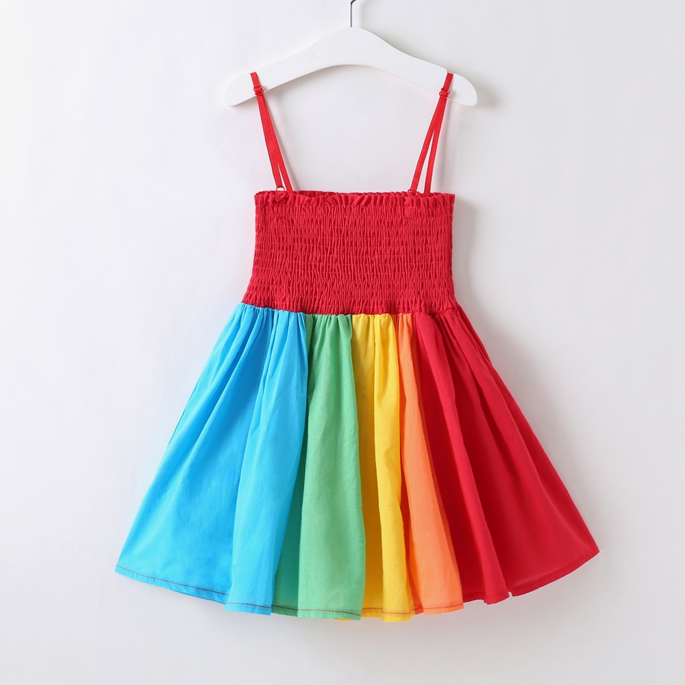 Colorful Dress Girls Casual Wear Colorful Dress Girls Casual Wear