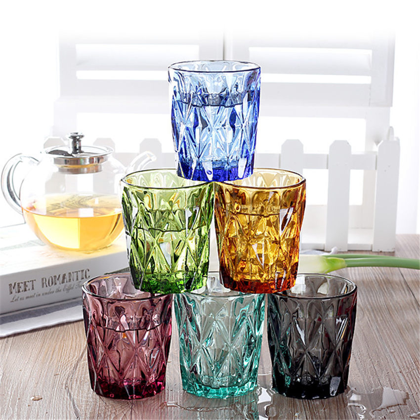 Colorful Drinking Glass Set (4 Pcs) Colorful Drinking Glass Set (4 Pcs)