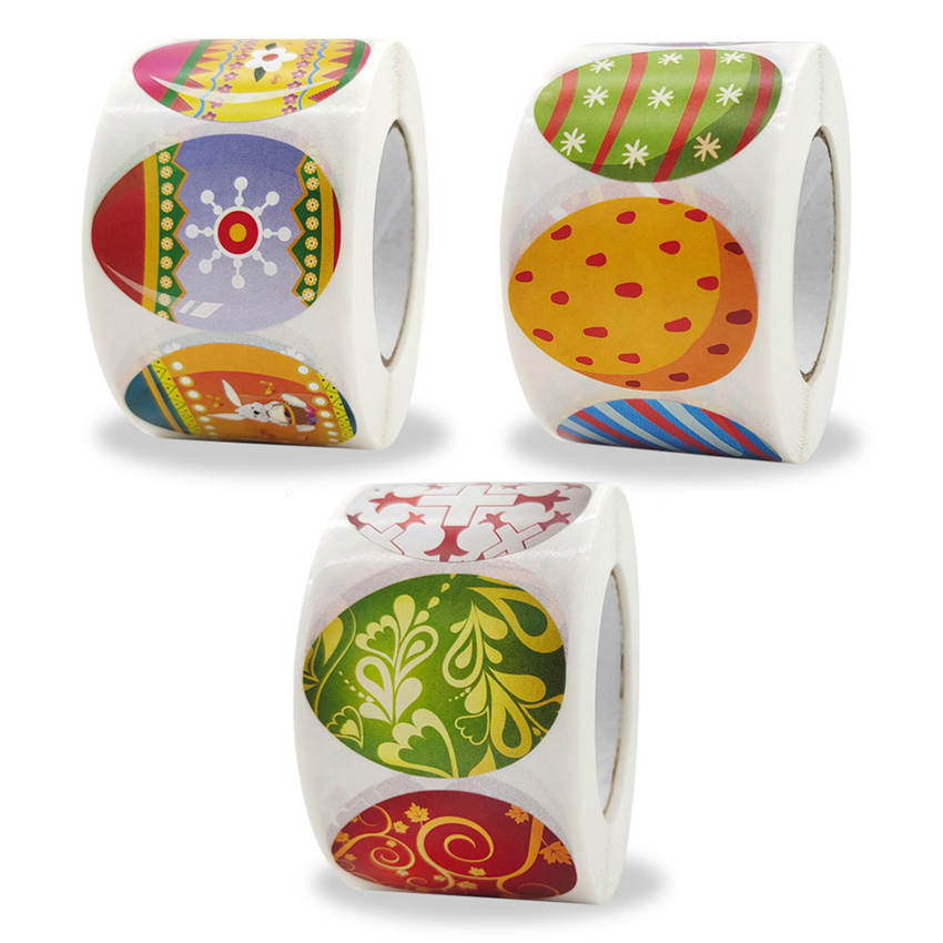 Colorful Easter Egg Stickers (500 pcs) Colorful Easter Egg Stickers (500 pcs)