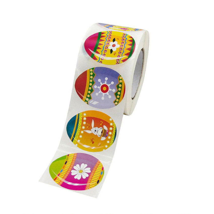 Colorful Easter Egg Stickers (500 pcs) Colorful Easter Egg Stickers (500 pcs)