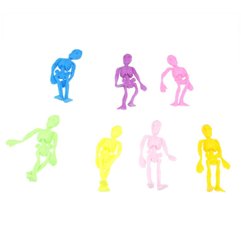 Colorful Elastic Rubber Skeletons (5 pcs)