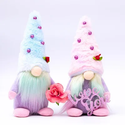 Colorful Faceless Stuffed Gnome Doll Colorful Faceless Stuffed Gnome Doll