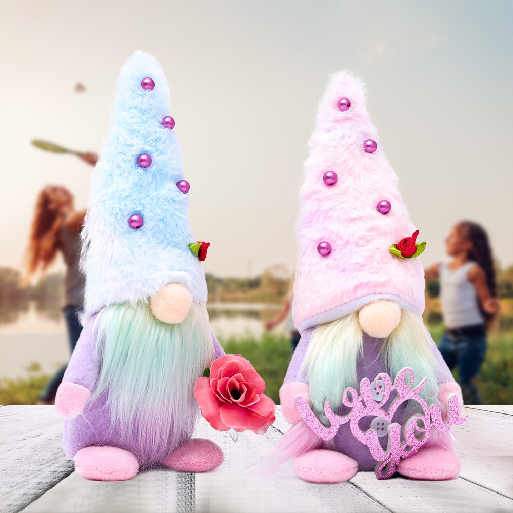 Colorful Faceless Stuffed Gnome Doll Colorful Faceless Stuffed Gnome Doll