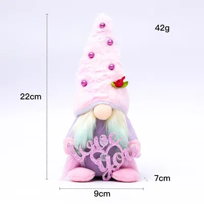 Colorful Faceless Stuffed Gnome Doll Colorful Faceless Stuffed Gnome Doll