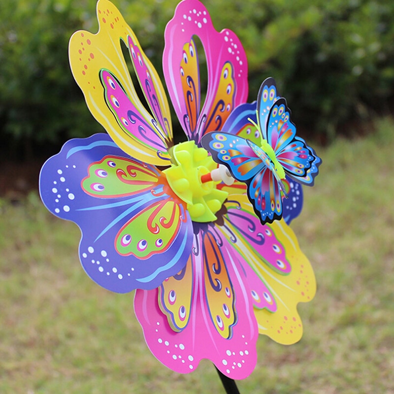 Colorful Flower Windmill Garden Decor Colorful Flower Windmill Garden Decor