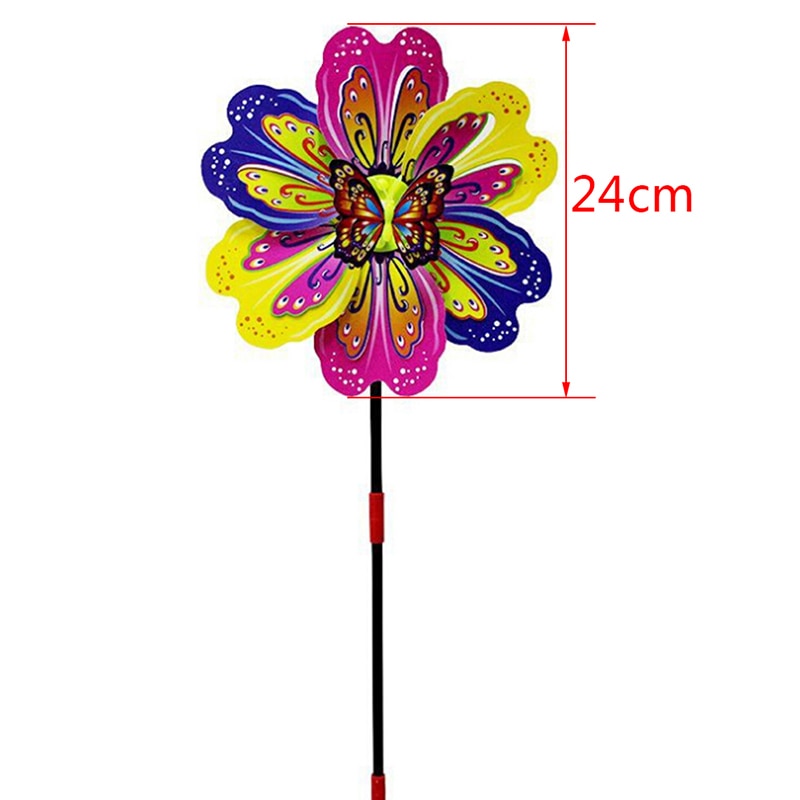 Colorful Flower Windmill Garden Decor Colorful Flower Windmill Garden Decor