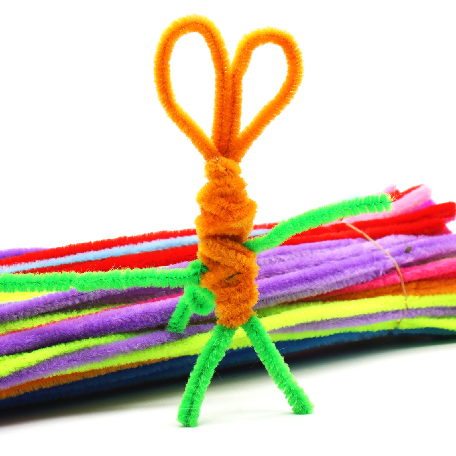 Colorful Fuzzy Bendy Wires (100 pcs) Colorful Fuzzy Bendy Wires (100 pcs)