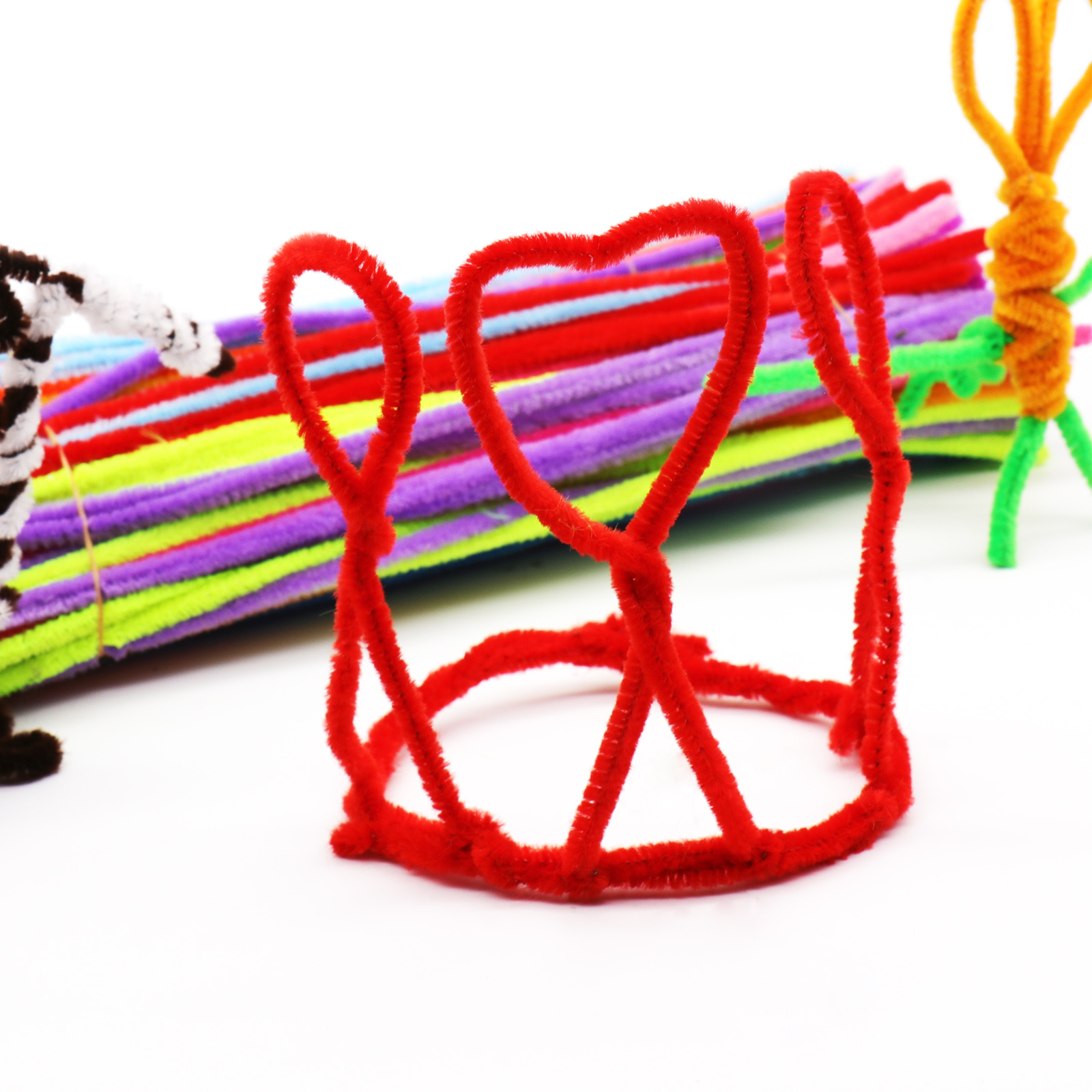 Colorful Fuzzy Bendy Wires (100 pcs) Colorful Fuzzy Bendy Wires (100 pcs)