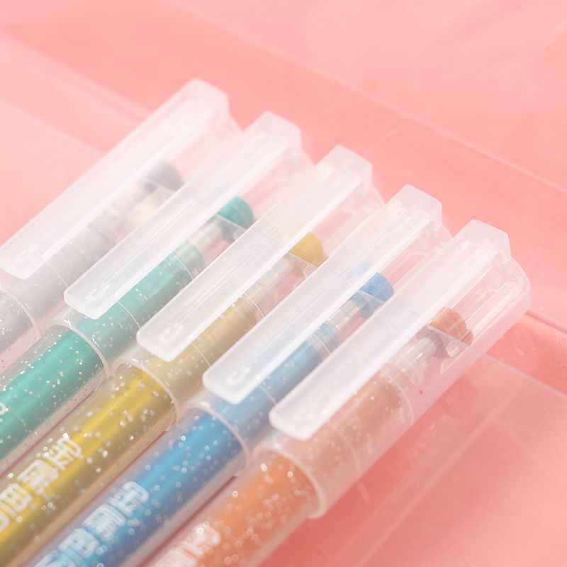 Colorful Glitter Gel Pens Set (12 pcs) Colorful Glitter Gel Pens Set (12 pcs)