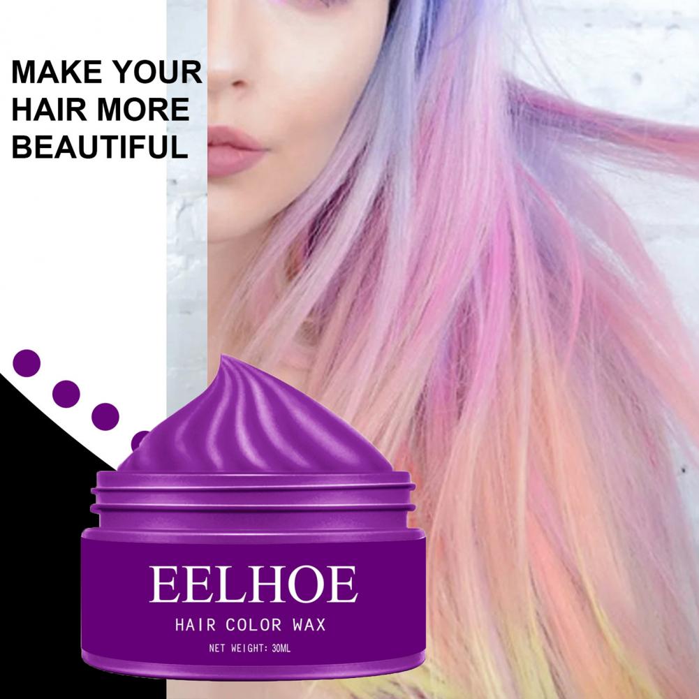 Colorful Hair Wax Fast Coloring Disposable Non-irritating Non-Greasy DIY Stylish Temporary Hair Wax for Barber Colorful Hair Wax Fast Coloring Disposable Non-irritating Non-Greasy DIY Stylish Temporary Hair Wax for Barber