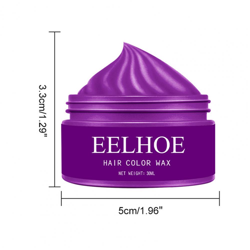 Colorful Hair Wax Fast Coloring Disposable Non-irritating Non-Greasy DIY Stylish Temporary Hair Wax for Barber