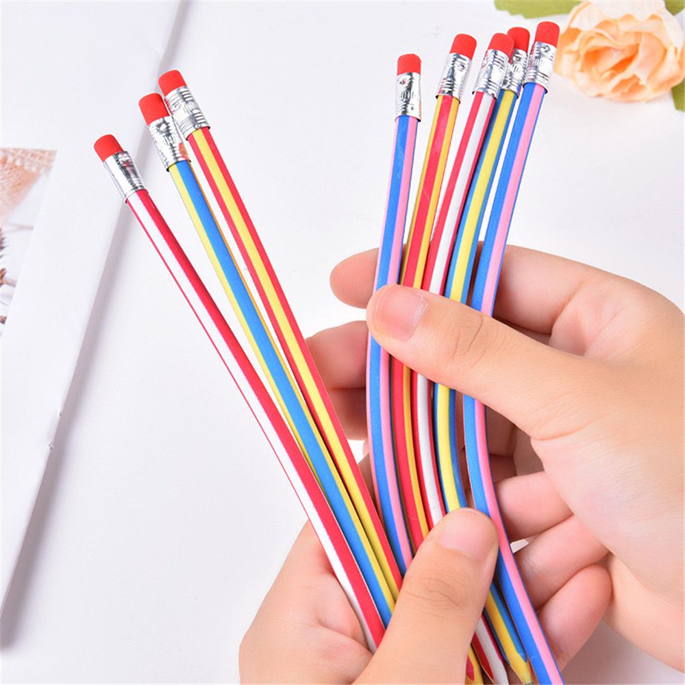 Colorful Kid's Bendy Pencils (10 pcs) Colorful Kid's Bendy Pencils (10 pcs)