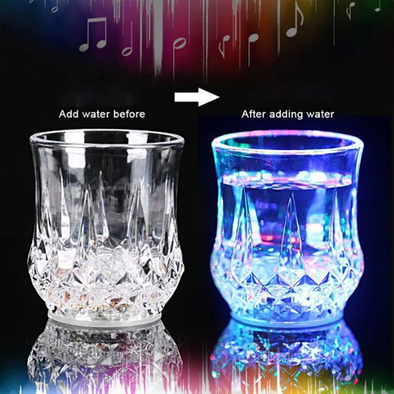 Colorful LED Light Up Pineapple Cup Flashing Glowing Water Cup For Bar Nightclub