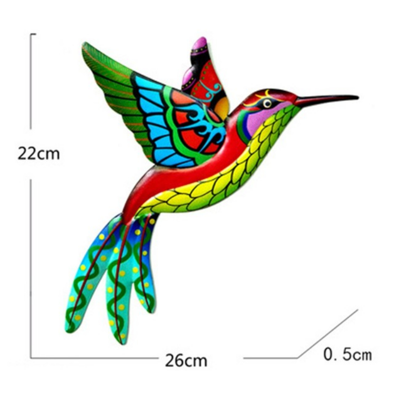 Colorful Metal Hummingbird Wall Art Colorful Metal Hummingbird Wall Art