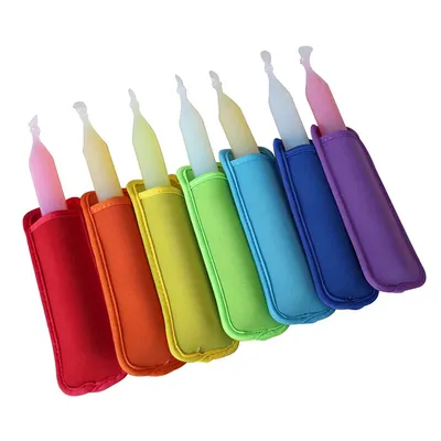Colorful Neoprene Popsicle Holders (20pcs)