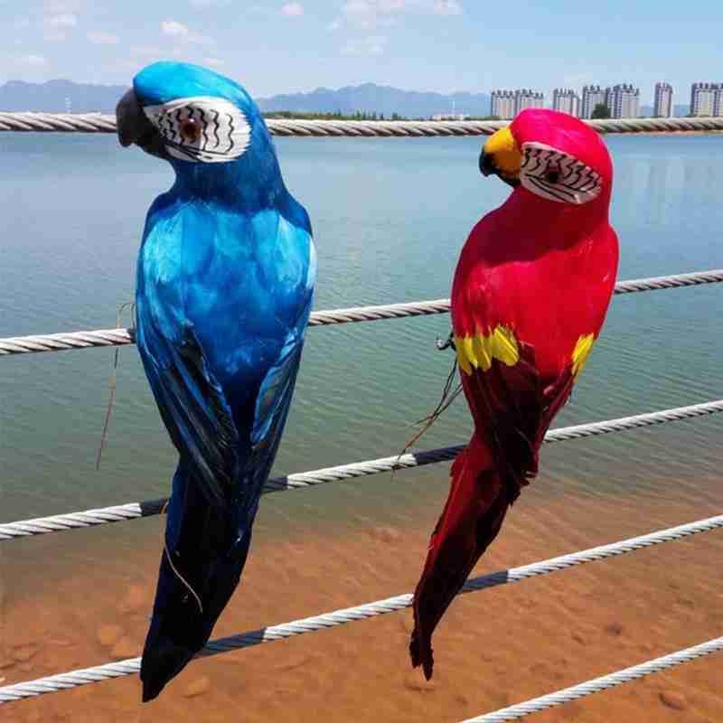Colorful Parrot Garden Ornament