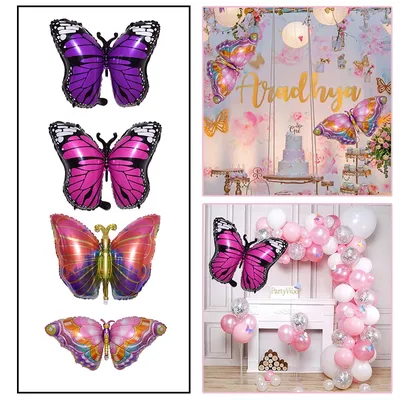Colorful Party Butterfly Foil Balloon Colorful Party Butterfly Foil Balloon
