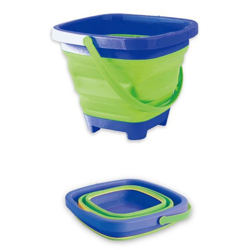 Colorful Plastic Collapsible Beach Bucket