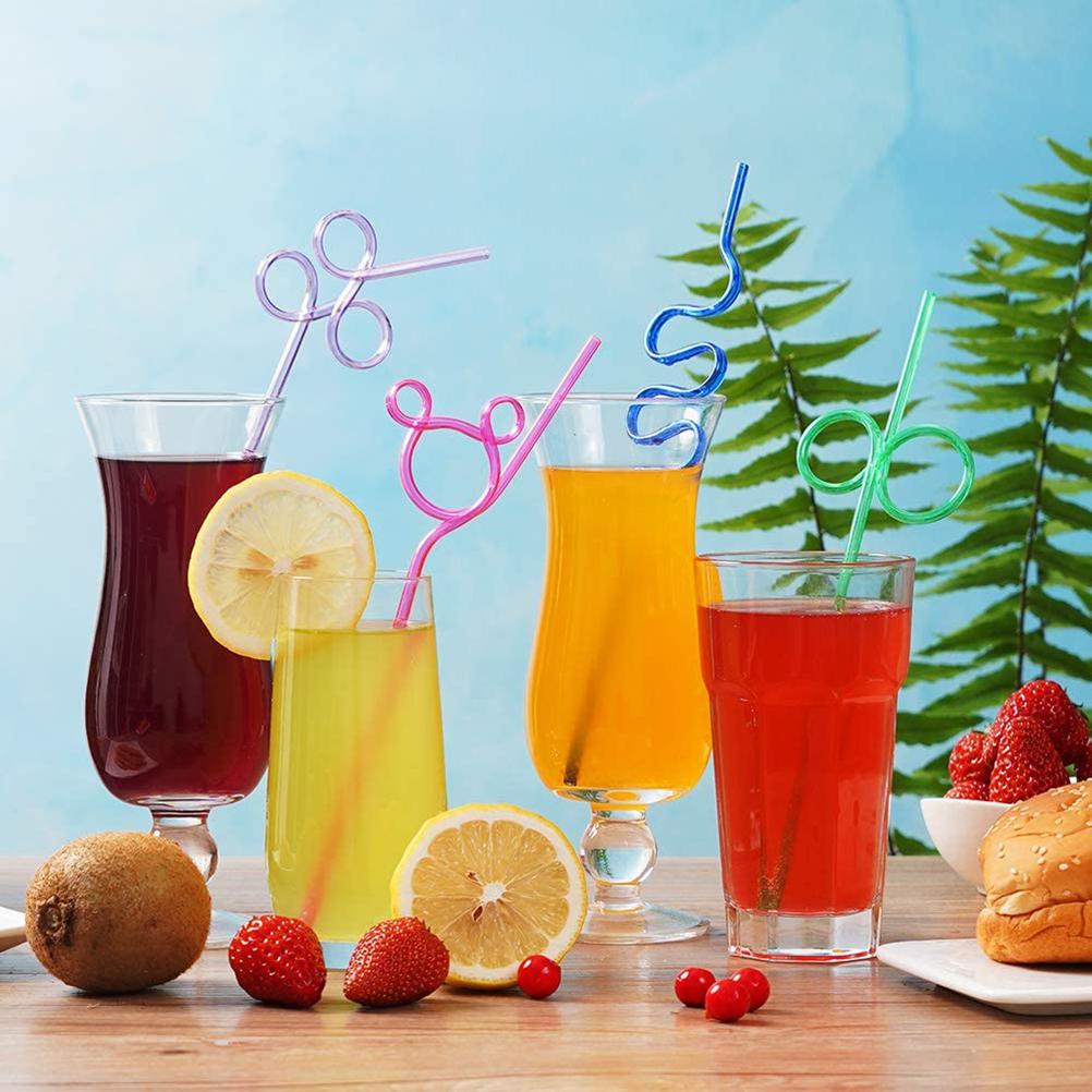 Colorful Plastic Curly Straws (30 Pcs) Colorful Plastic Curly Straws (30 Pcs)