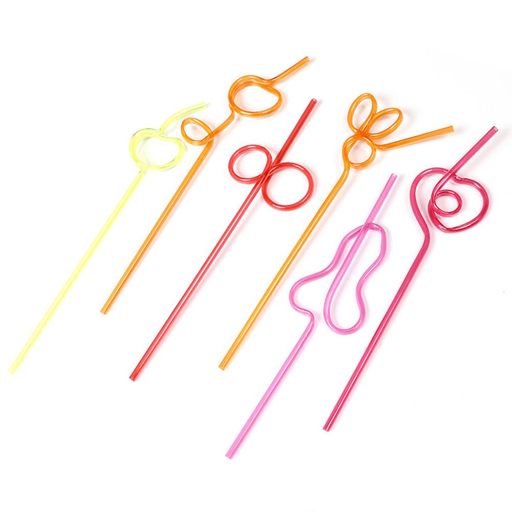 Colorful Plastic Curly Straws (30 Pcs) Colorful Plastic Curly Straws (30 Pcs)