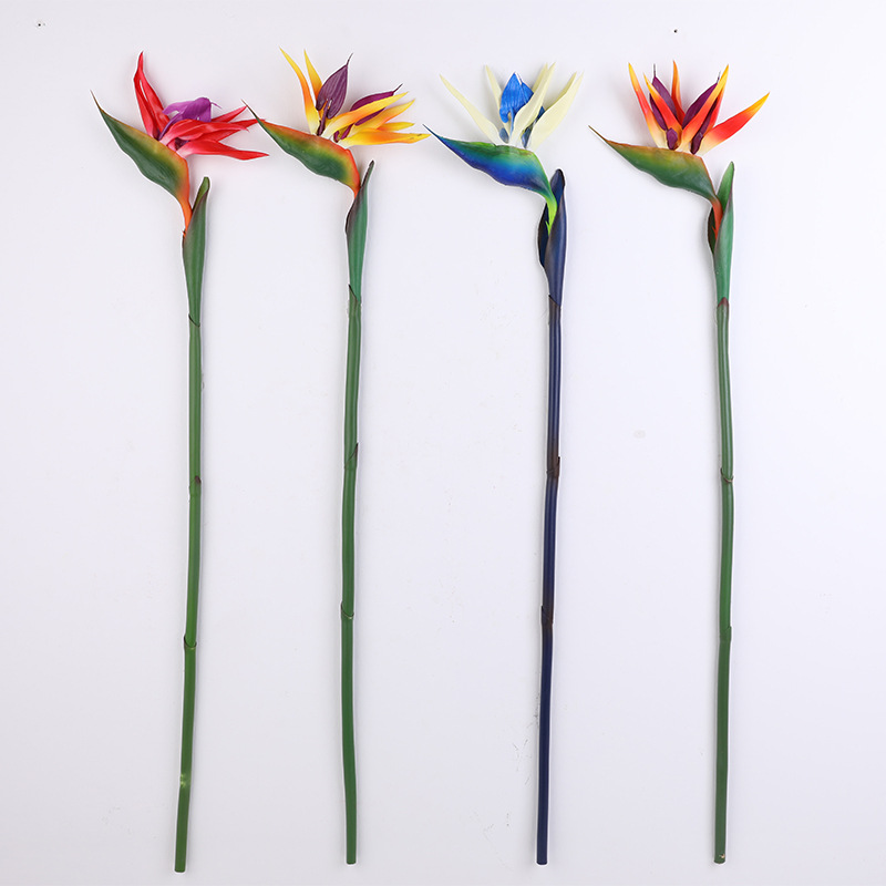 Colorful Plastic Fake Bird of Paradise Plant Colorful Plastic Fake Bird of Paradise Plant