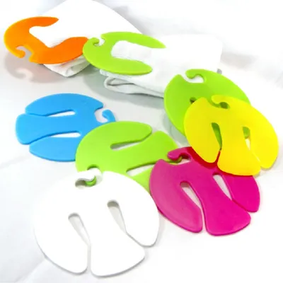 Colorful Plastic Sock Sorters (50pcs)