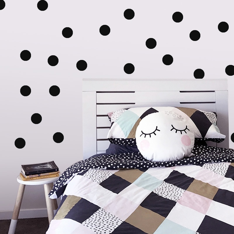 Colorful Polka Dots Wall Stickers