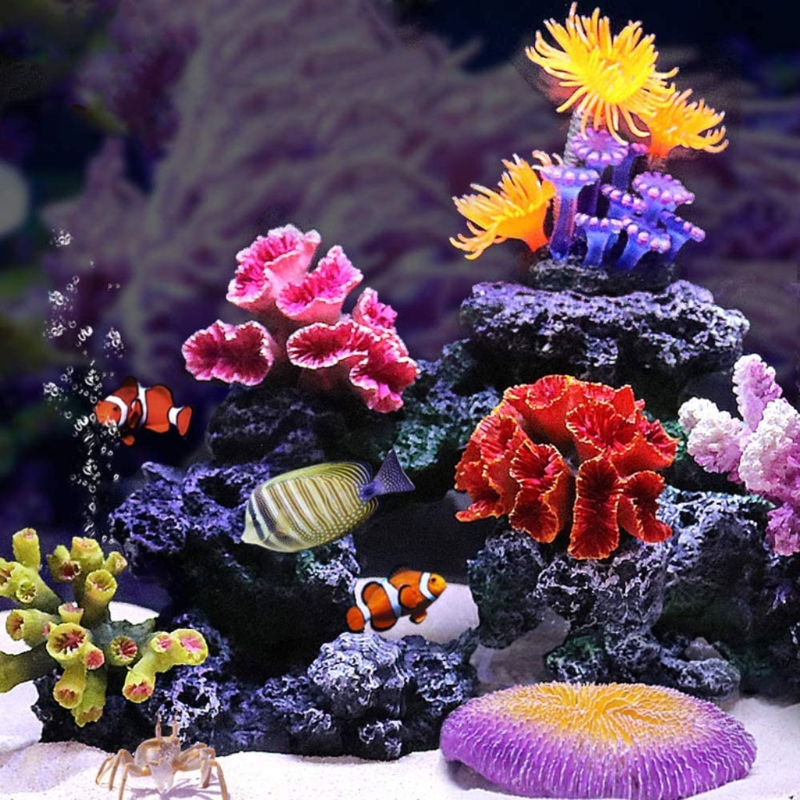 Colorful Resin Artificial Coral for Aquarium