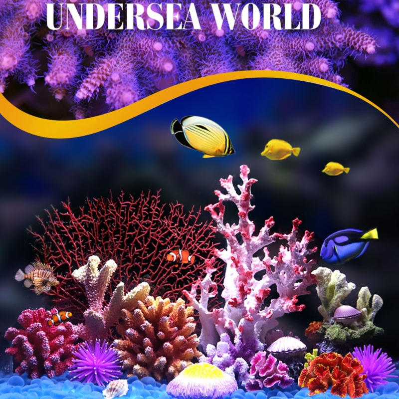 Colorful Resin Artificial Coral for Aquarium