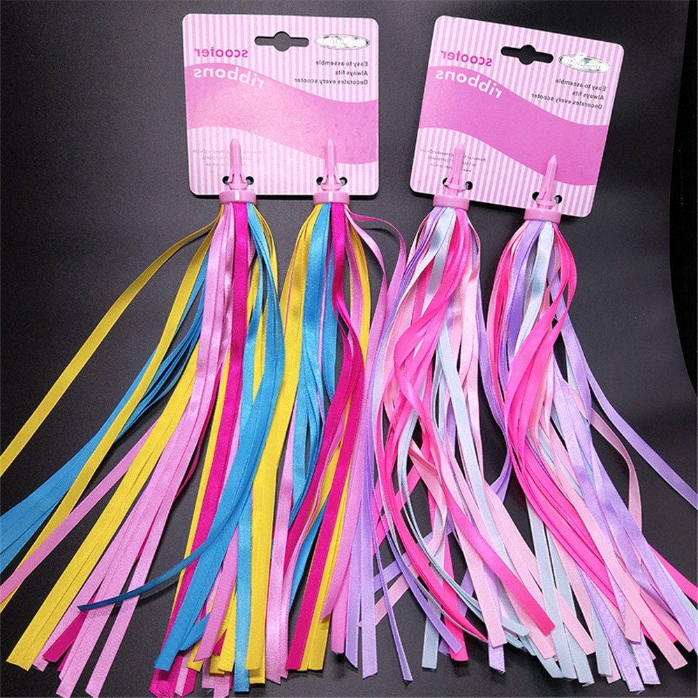 Colorful Ribbon Bike Handlebar Streamers (2 pcs) Colorful Ribbon Bike Handlebar Streamers (2 pcs)