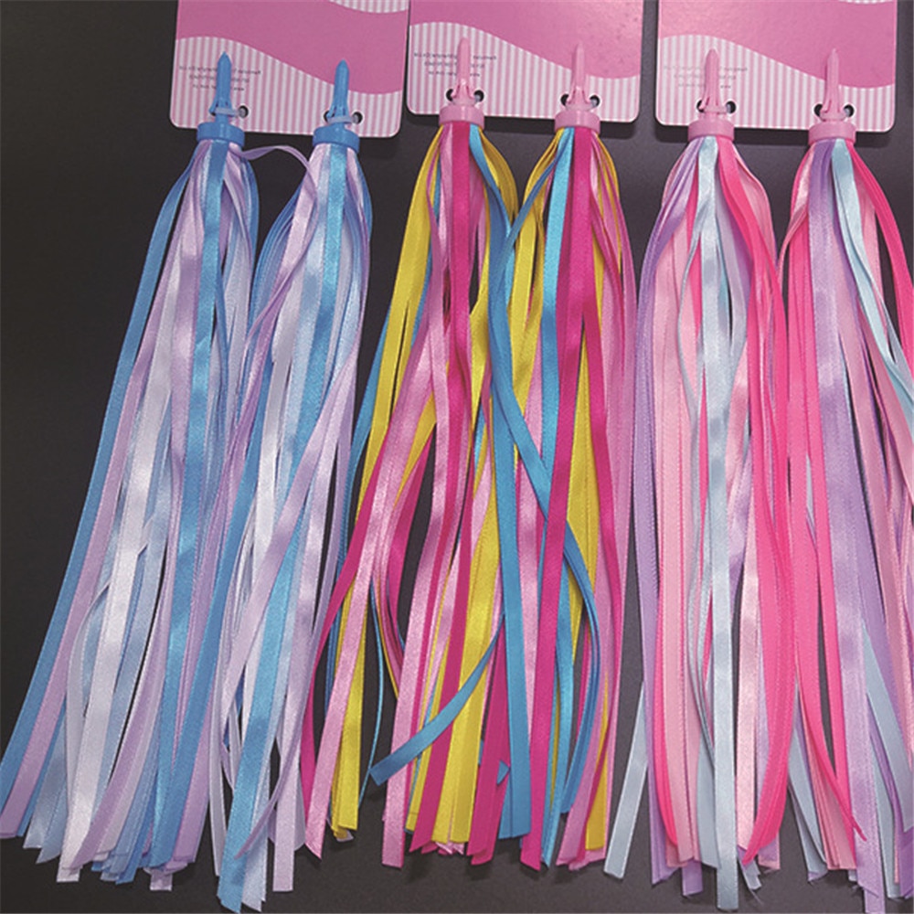 Colorful Ribbon Bike Handlebar Streamers (2 pcs)