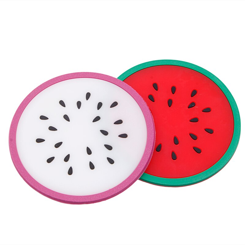 Colorful Silicone Fruit Coaster (6 pcs) Colorful Silicone Fruit Coaster (6 pcs)