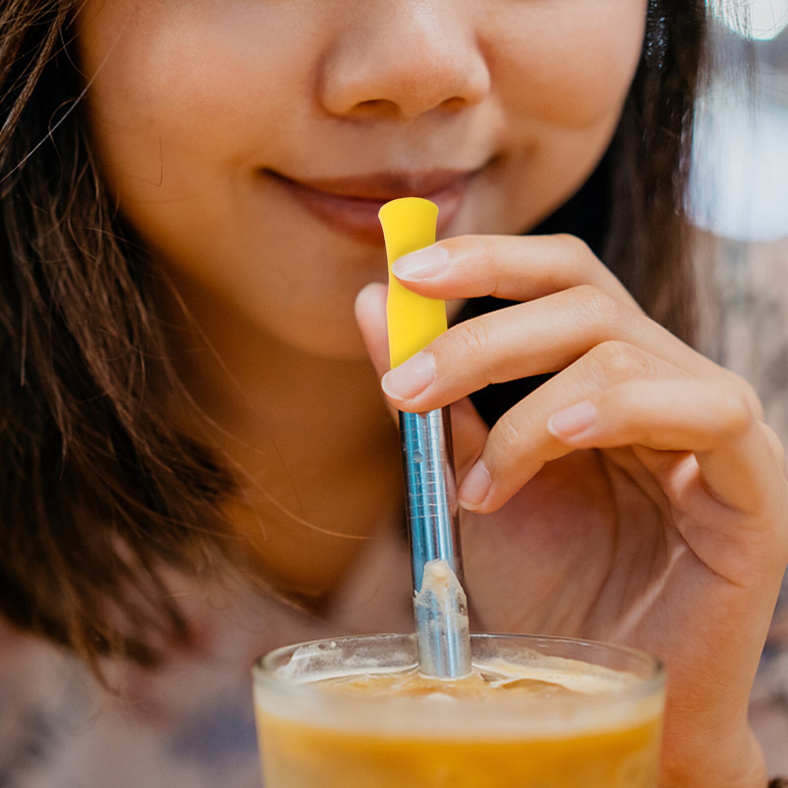 Colorful Silicone Straw Tips (12pcs) Colorful Silicone Straw Tips (12pcs)