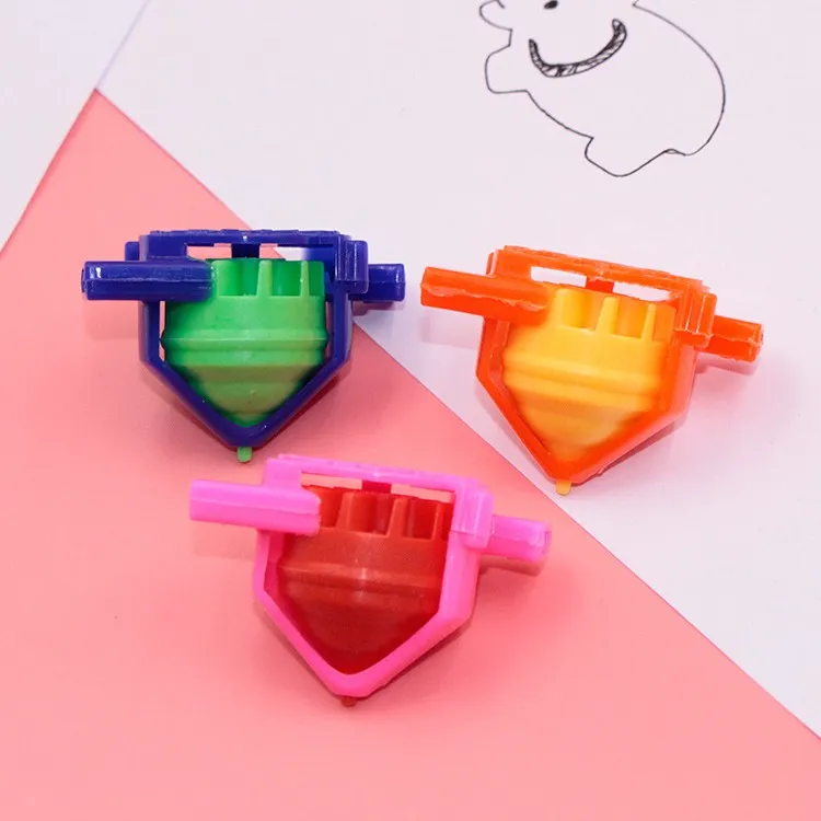 Colorful Spinning Top Plastic Gyroscope Novelty Whistle Spinning Tops Pressure Gyro Kids Children's Classic Toys Gift